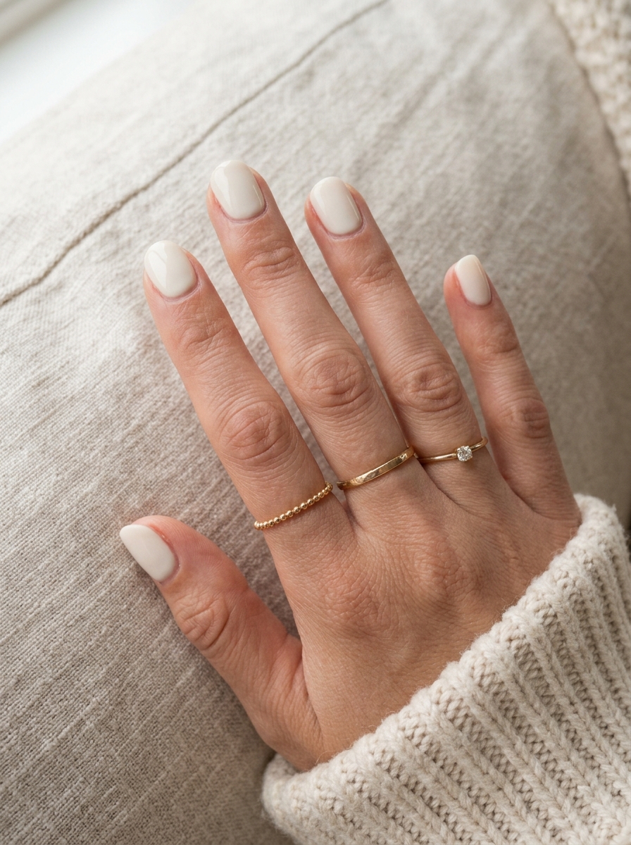 Rosy Beige Stockholm Nails als Stockholm Nails Inspiration 2026